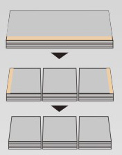 M&aacute;quina de corte de libros de ejercicio