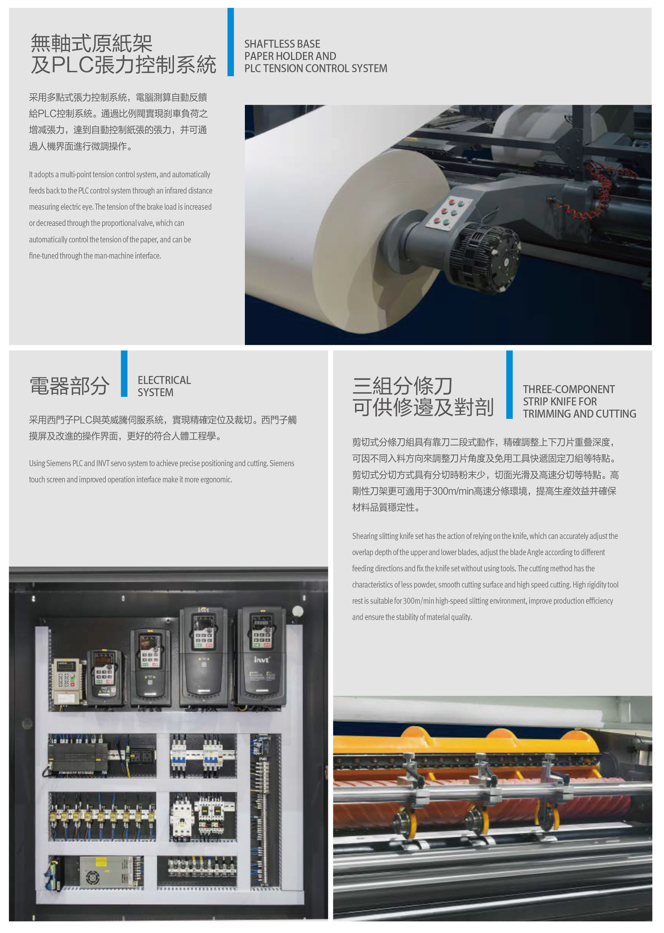 sheeter de papel enrollable