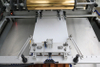 Máquina de estampado de papel caliente para cuero de tablero gris