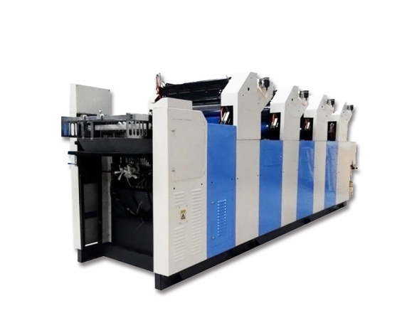 Máquina de impresión compensada de cuatro colores