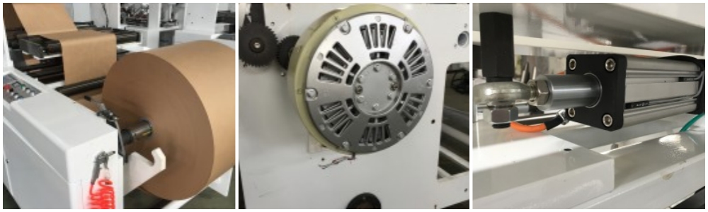 1 M&aacute;quina de bolsas de papel inferior cuadradas 1utom&aacute;tica