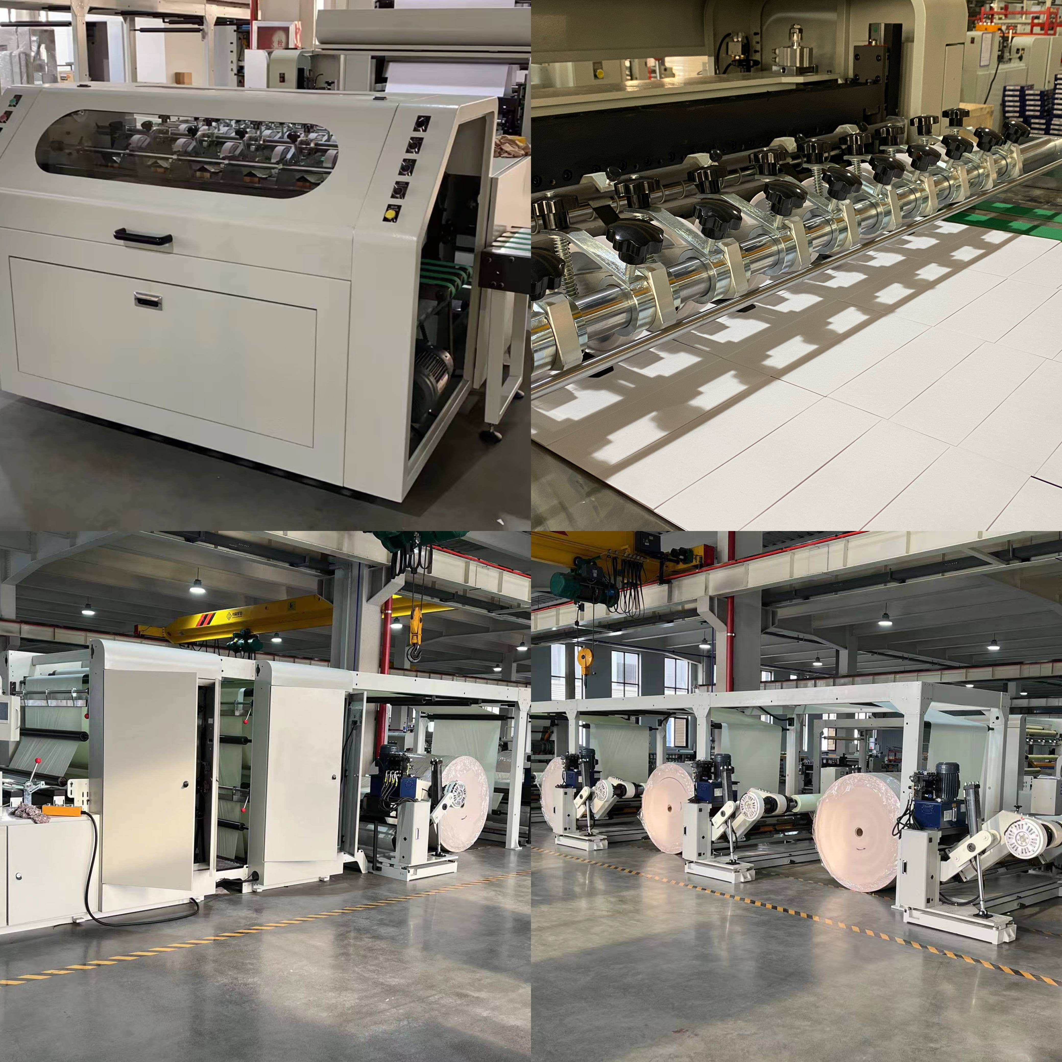 M&aacute;quina de sheeter de papel autom&aacute;tico de cuatro roll