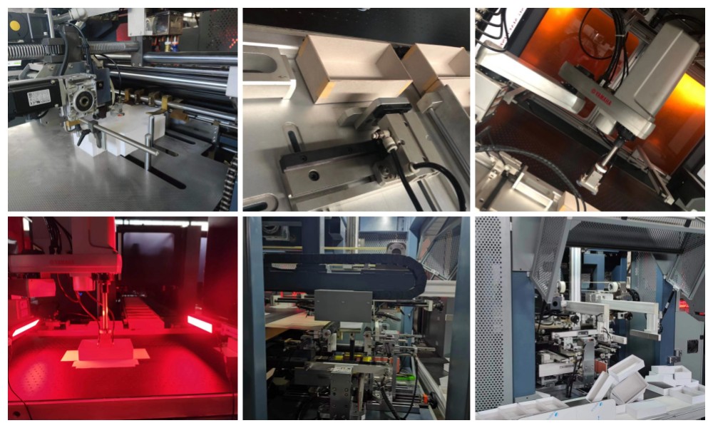 M&aacute;quina de formaci&oacute;n de plegamiento r&iacute;gido autom&aacute;tico de caja r&iacute;gida