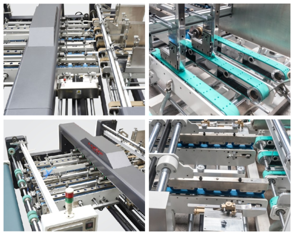 M&aacute;quina de tablero corrugado de doble velocidad de dos piezas semiautom&aacute;ticas (m&uacute;ltiples)