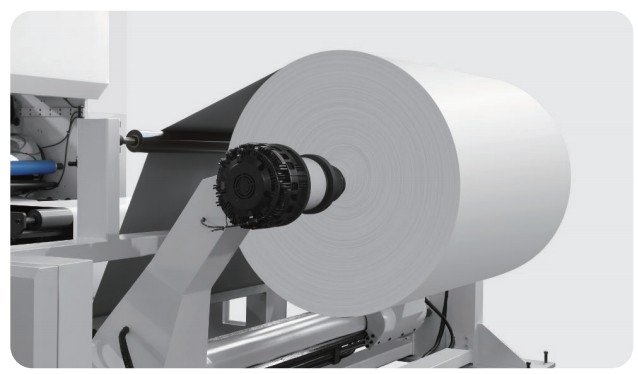 Máquina de laminación de película de papel vertical enrollar para rodar