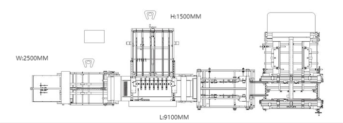 M&aacute;quina de fabricaci&oacute;n de cubierta autom&aacute;tica para una caja r&iacute;gida